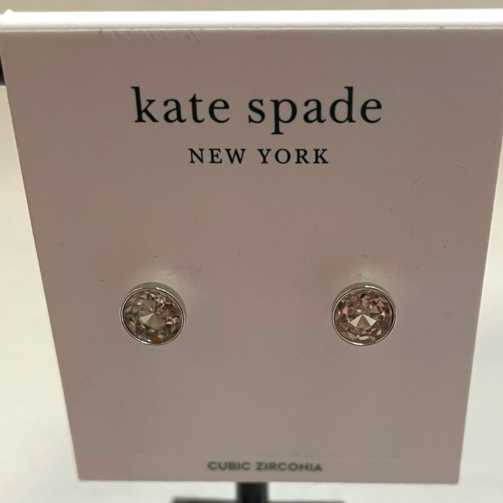Kate Spade New York Reflecting Pool CZ Stud Earrings Brand New!